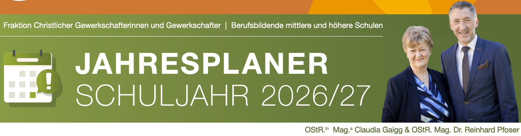 Der Jahresplaner 2026/27